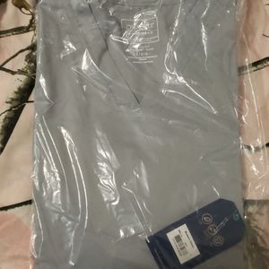 Gray cherokee scrub top